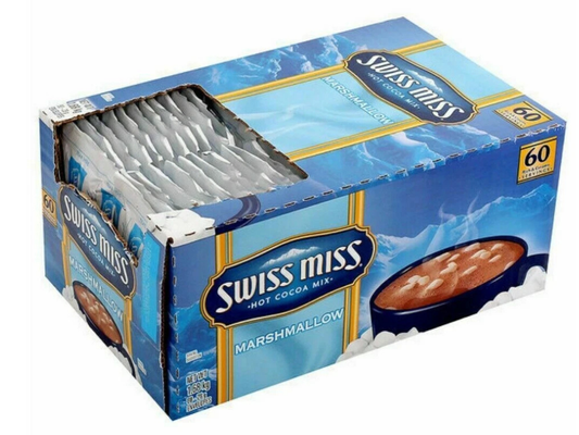 Swiss Miss Hot Cocoa Mix with Marshmallows – 60 Servings, Rich & Creamy, Made in USA