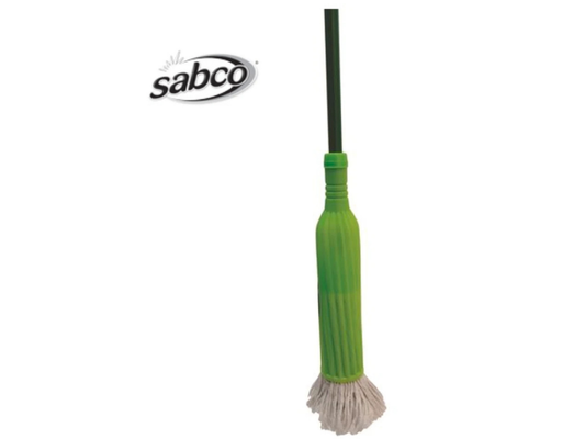 Sabco Antibacterial Cotton Mop – Self-Wringing, Soft &amp; Flexible