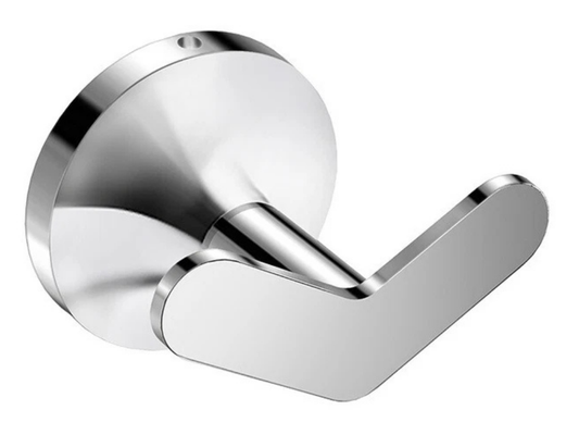 Swift Double Robe & Towel Hook – Chrome