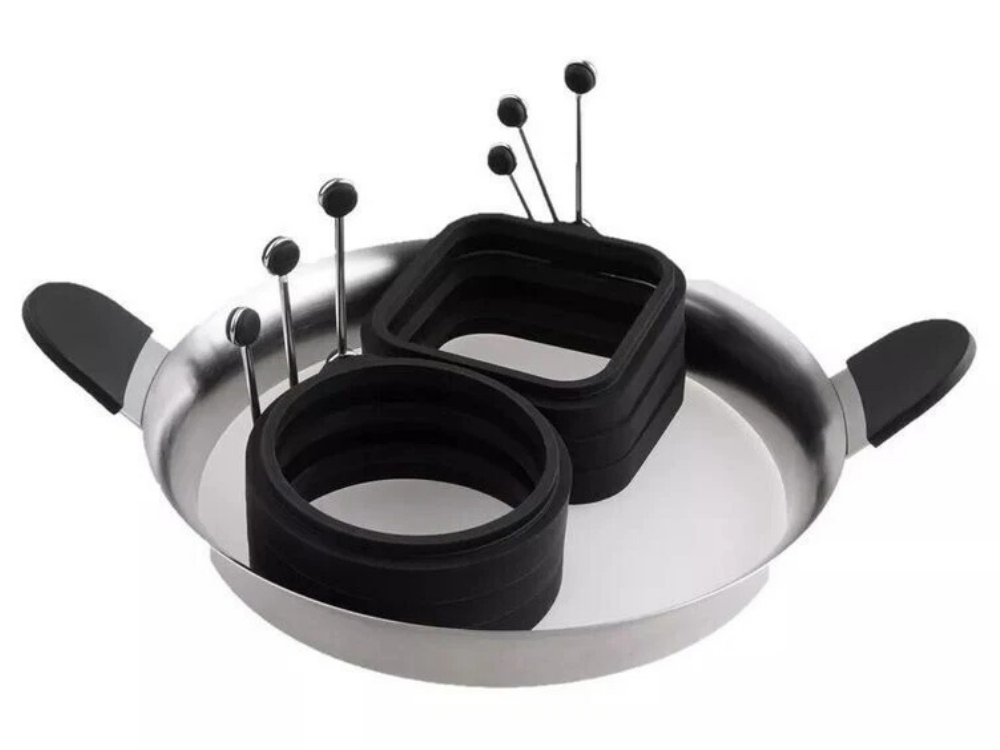 Jumbuck Egg & Pancake Rings – Silicone Handle Kitchen Tools