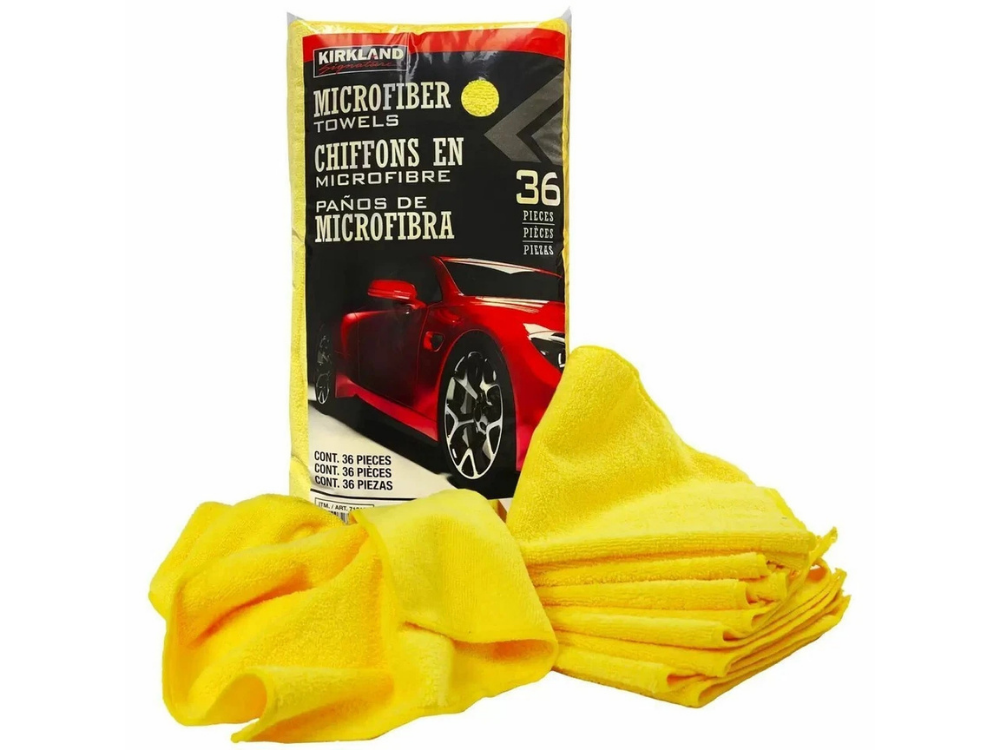 Kirkland Plush Microfiber Car Towels 72-Pack – 40x40cm