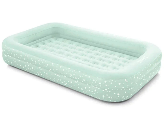 Intex Kids Inflatable Travel Bed with Pump – Portable Toddler Mattress