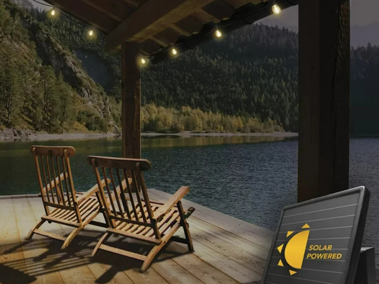 Sunforce 15 LED Outdoor Solar Lights – 10.67m w/ Remote Control