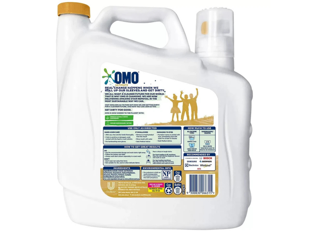 OMO Ultimate Washing Machine Liquid 6L – Top & Front Loader