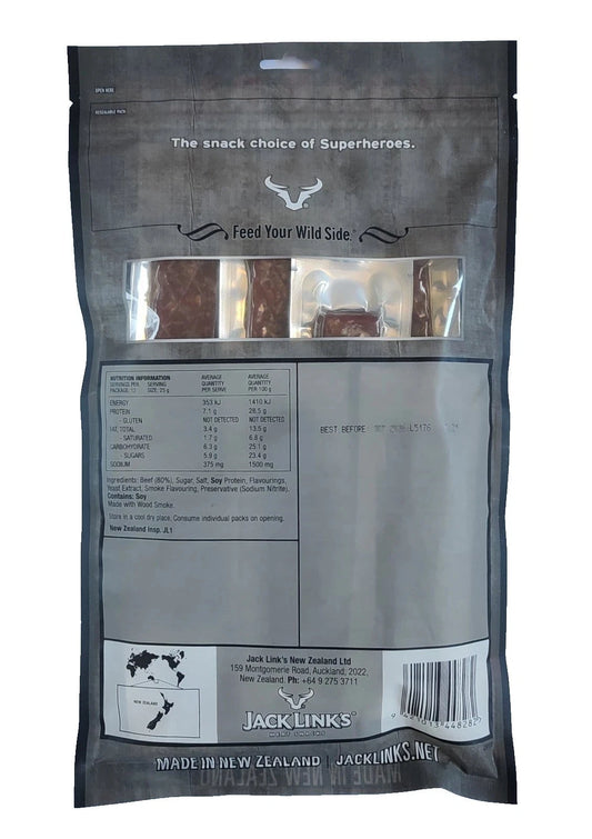 Jack Link’s Original Beef Steak Bars - 12 Pack (300g)