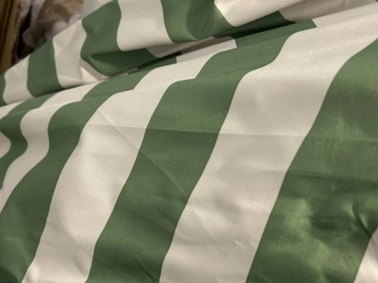 Marquee 2M Beach Umbrella – Portable Sunshade Canopy, Green Stripe