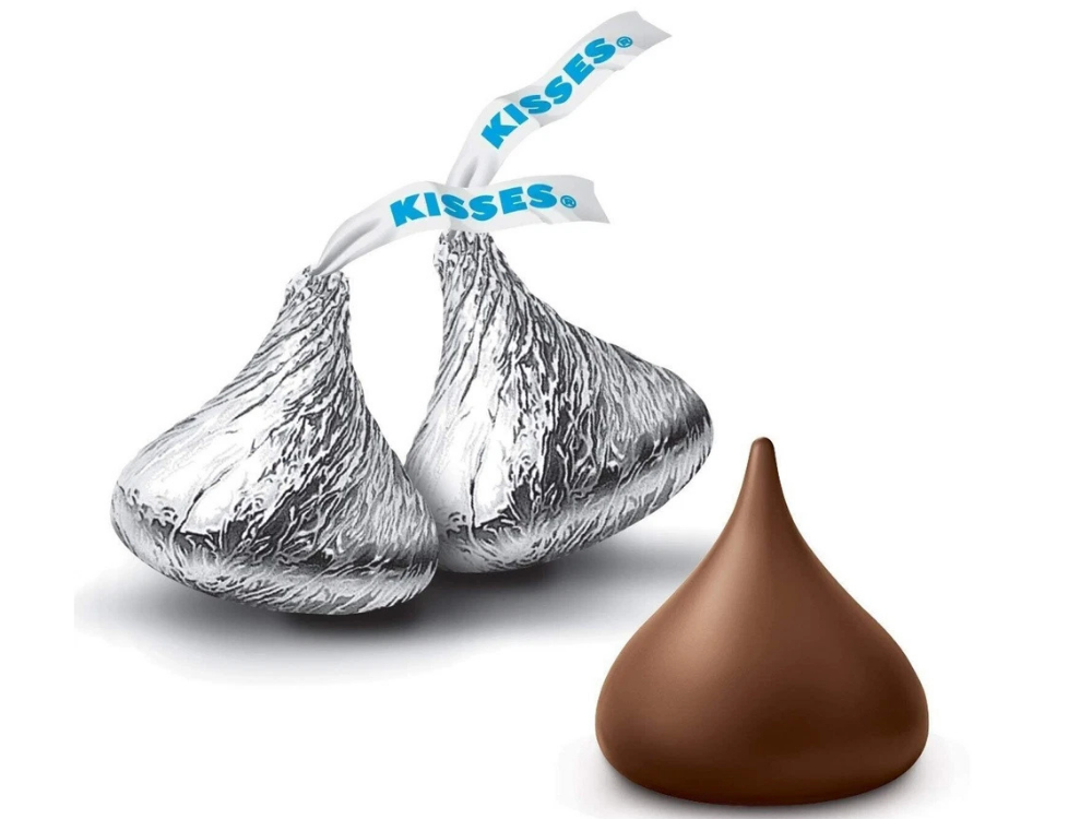 2x Hershey’s Kisses Milk Chocolate – Bulk Wrapped Sweets, 660 Pieces