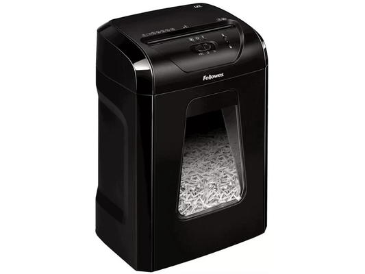 Fellowes Office Paper Shredder – 12-Sheet Cross-Cut, 19L Bin