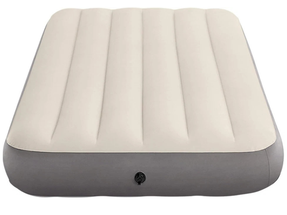 Intex Dura-Beam Twin Inflatable Mattress – Single High Airbed for Travel & Camping