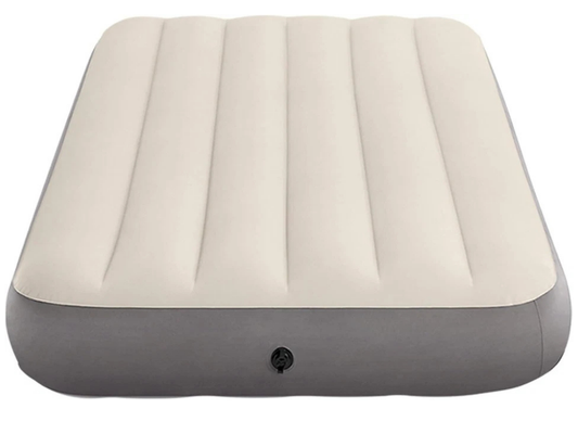 Intex Dura-Beam Twin Inflatable Mattress – Single High Airbed for Travel & Camping
