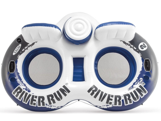 Intex River Run 2-Person Inflatable Lounge Float with Cooler