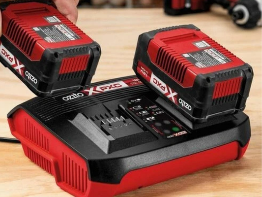 Ozito 18V 4.0Ah Battery & Fast Charger Pack – PXC Garden Tools