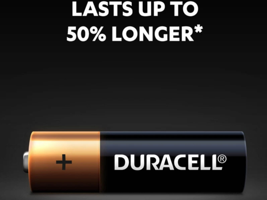Duracell 20-Pack AA Coppertop Alkaline Batteries Genuine Long Lasting