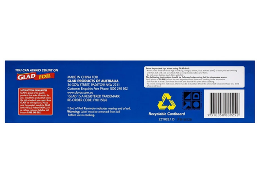 Glad Heavy Duty Foil Wrap 150m x 30cm – Multipurpose