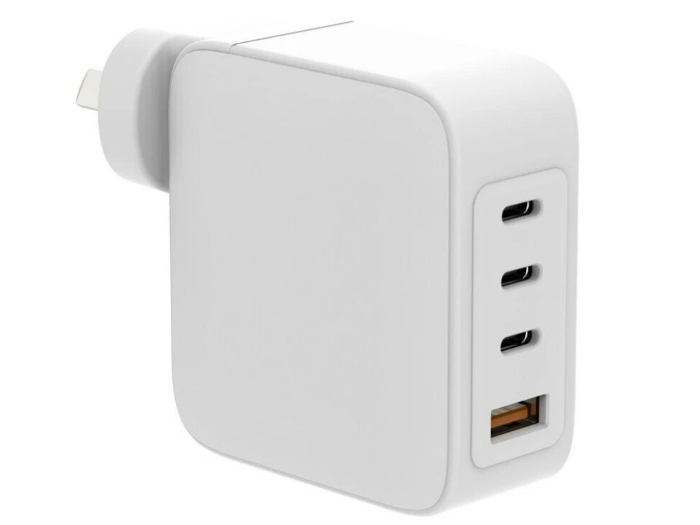 Laser 4-Port 100W Fast USB Charger – Universal Laptop &amp; iPhone Adapter