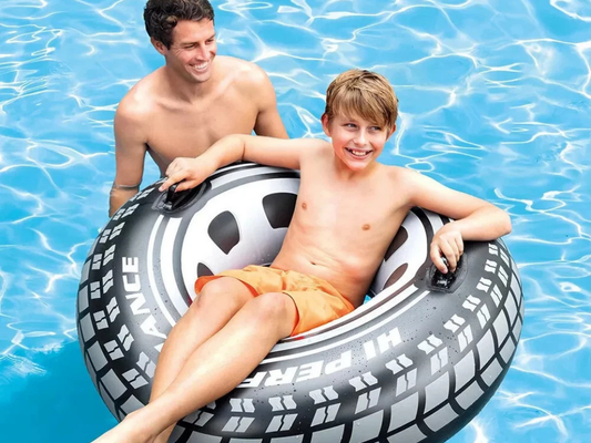 Intex Inflatable Monster Truck Ride-On Float – Pool Tyre Tube for Kids