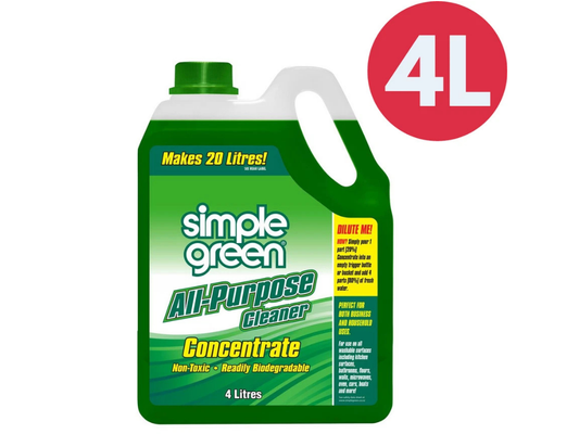 Simple Green 4L Concentrate – All-Purpose Cleaner for Oil, Dirt & Grease