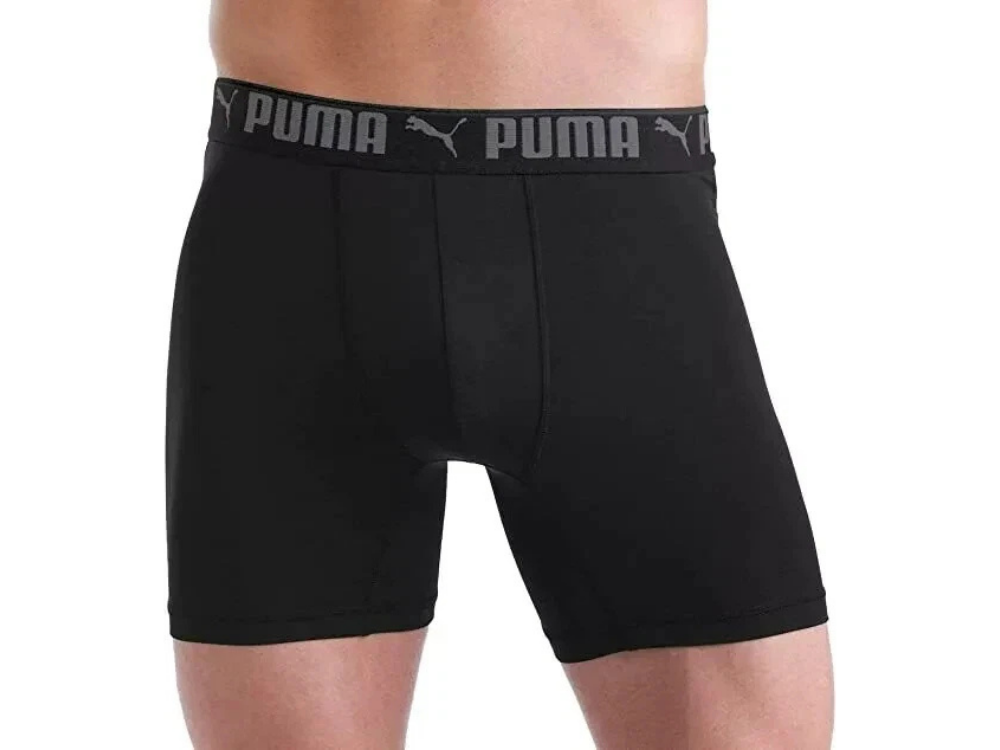 Puma Men’s Sport Luxe Boxer Briefs – Performance Athletic Underwear XXL, 5 Pack