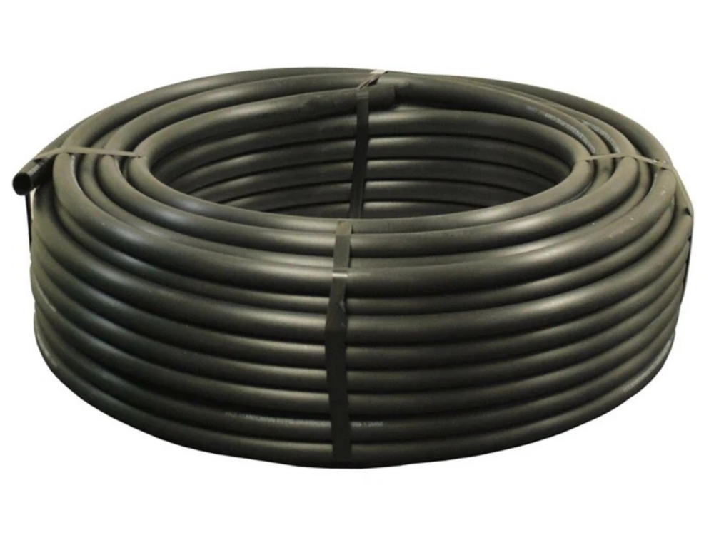 K-Rain 13mm x 50m Black Poly Irrigation Pipe Garden Watering Tube