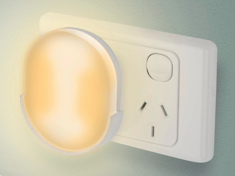 2x Arlec LED Sensor Night Light (Dusk to Dawn Plug-In)