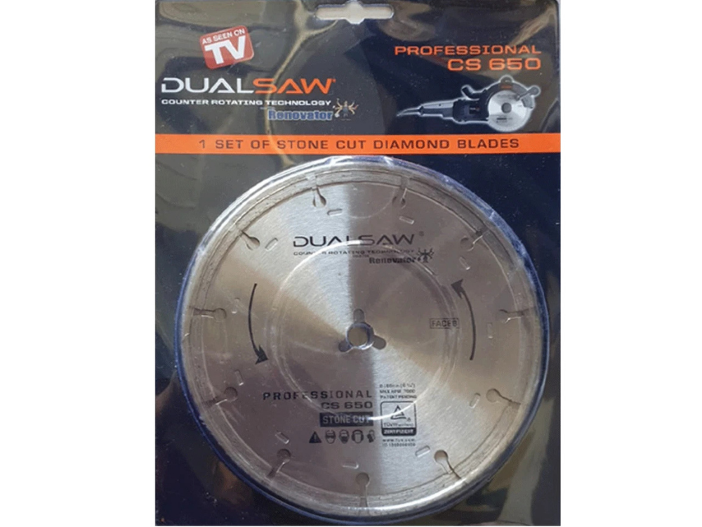 Dualsaw Diamond Stone Cut Blades for CS650 Circular Saw – 2 Pack