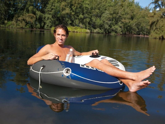 Intex Connect Inflatable River Run – 1 Person Floating Tube