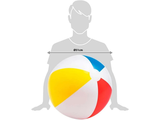 Intex Inflatable Beach Pool Ball Glossy Vinyl Swimming Toy