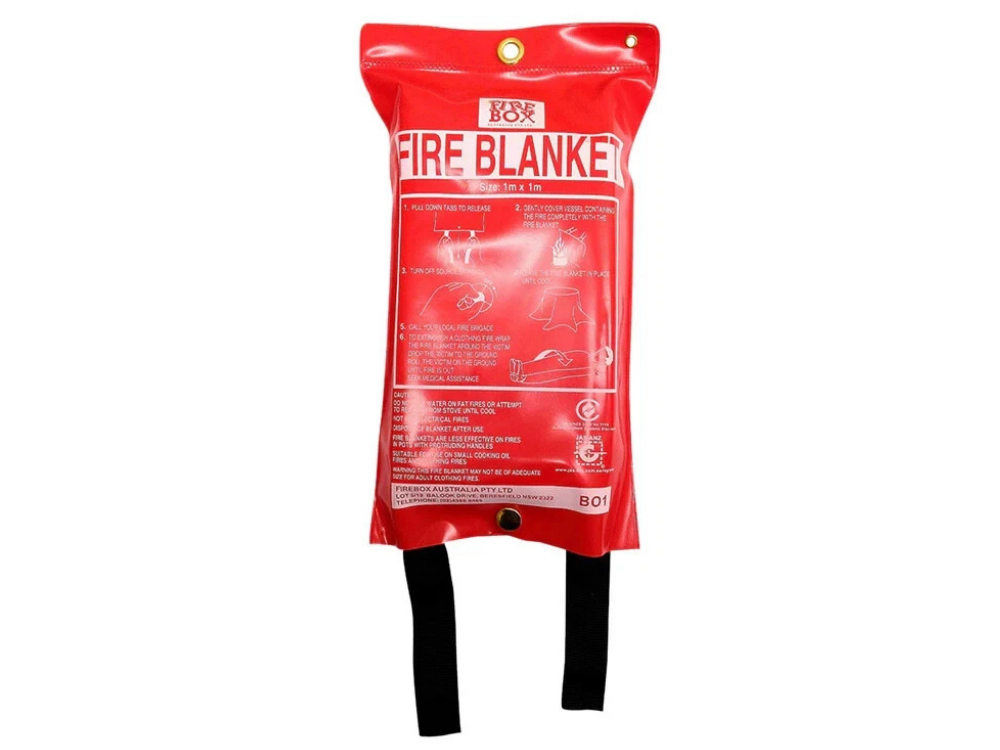 Firebox Emergency Fire Blanket – 1m x 1m for Home & Kitchen