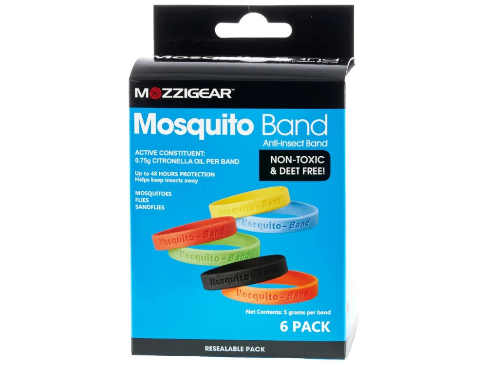 Mozzigear Mosquito Repellent Wristbands – 6 Pack