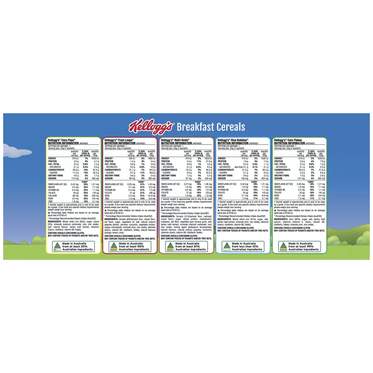 Kellogg's Mega Mix Variety 25 Sachets 675g