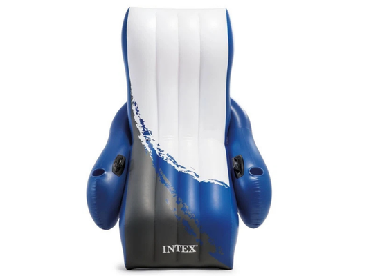 Intex Inflatable Pool Recliner Float Chair with Cup Holders