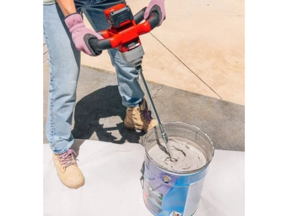 Ozito 18V PXC Mixing Drill Set – Cordless with 4.0Ah Battery & Charger