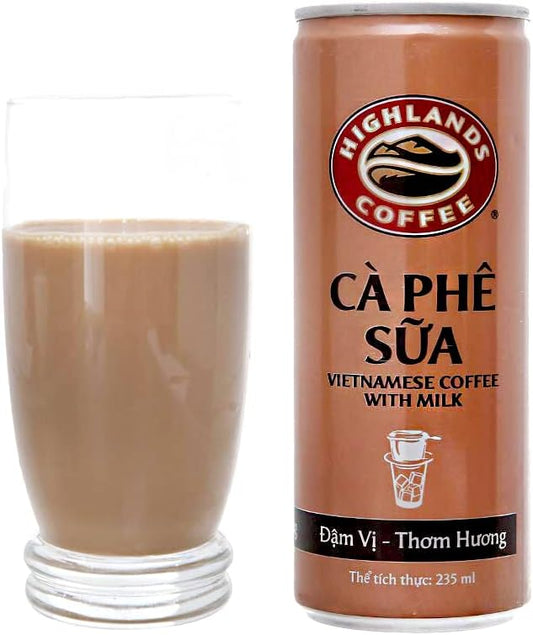 Highlands Vietnamese Coffee with Milk Ready to Drink Ca Phe Sua Pack of 12
