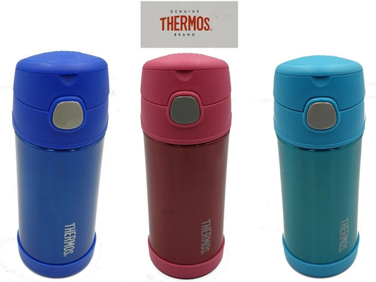 Thermos Kids Insulated Water Bottle with Straw – Vacuum Flask for Toddlers