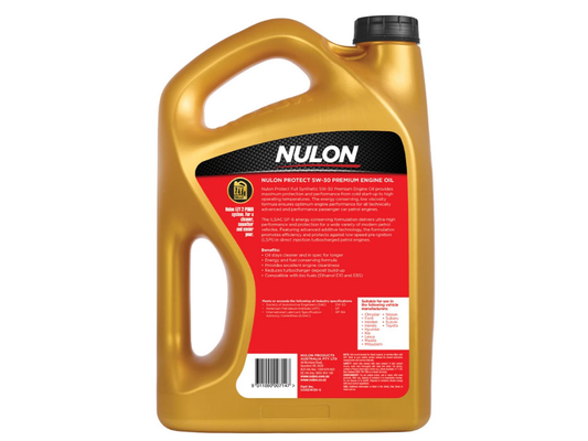 Nulon Protect 5W-30 Full Synthetic Engine Oil – 5L