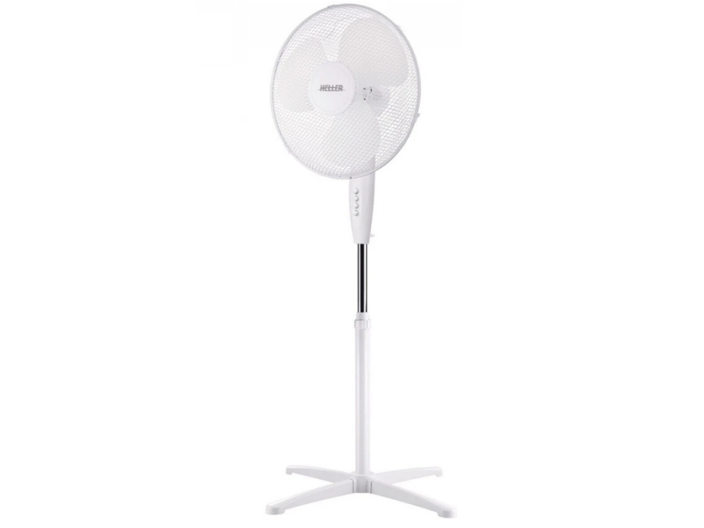 Heller 40cm Pedestal Fan – Oscillating, Adjustable Tilt, 3 Speed
