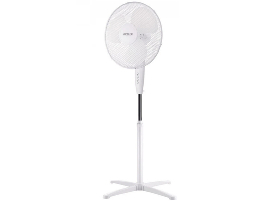 Heller 40cm Pedestal Fan – Oscillating, Adjustable Tilt, 3 Speed