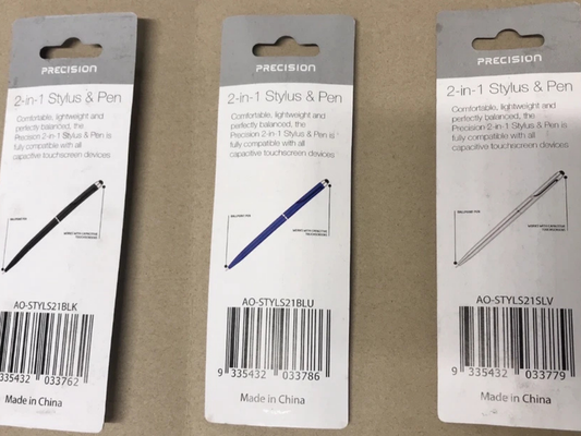 Precision 2-in-1 Stylus & Ink Pen for Touchscreens