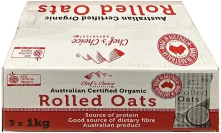 Chef’s Choice Rolled Oats 3 x 1kg