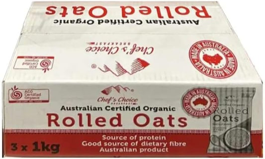 Chef’s Choice Rolled Oats 3 x 1kg