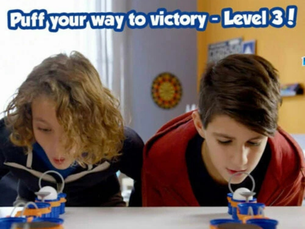 Tomy Puff Ball Race Blow Game Set – 41pcs Kids Party Toy