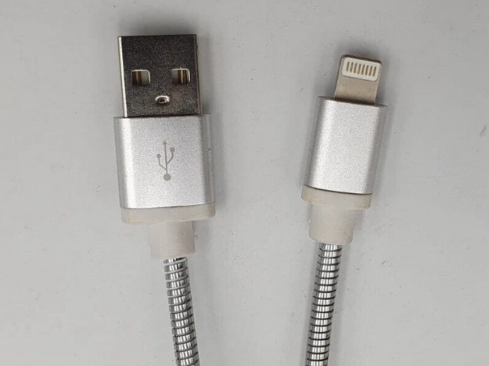 Laser 2M Braided USB-A Charging Cable for iPhone, iPad & AirPods