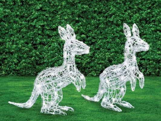 Lytworx Solar Kangaroo Joeys – Christmas Decor with 30 LEDs Each