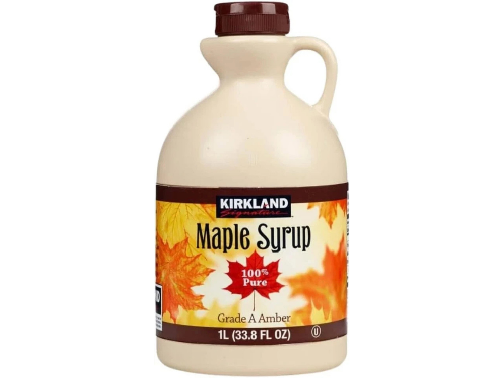 Kirkland Maple Syrup 1L – Grade A, 100% Pure, Amber Rich Flavor