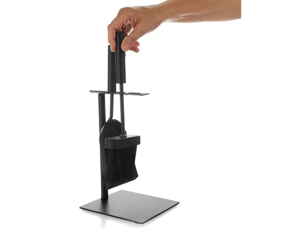 Jumbuck 2-Piece Fireplace Tool Set – Shovel & Brush with Stand for Outdoor Firepit