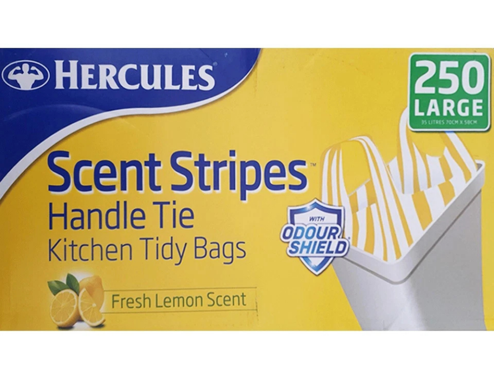 Hercules 35L Scented Kitchen Tidy Bags 250pk
