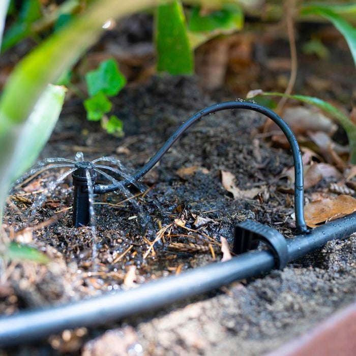 K-Rain 13mm x 50m Black Poly Pipe Irrigation Garden Watering Tube