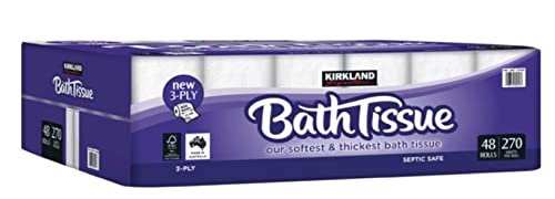 Kirkland Signature 3 Ply Bath Tissue 48 x 270 Sheets