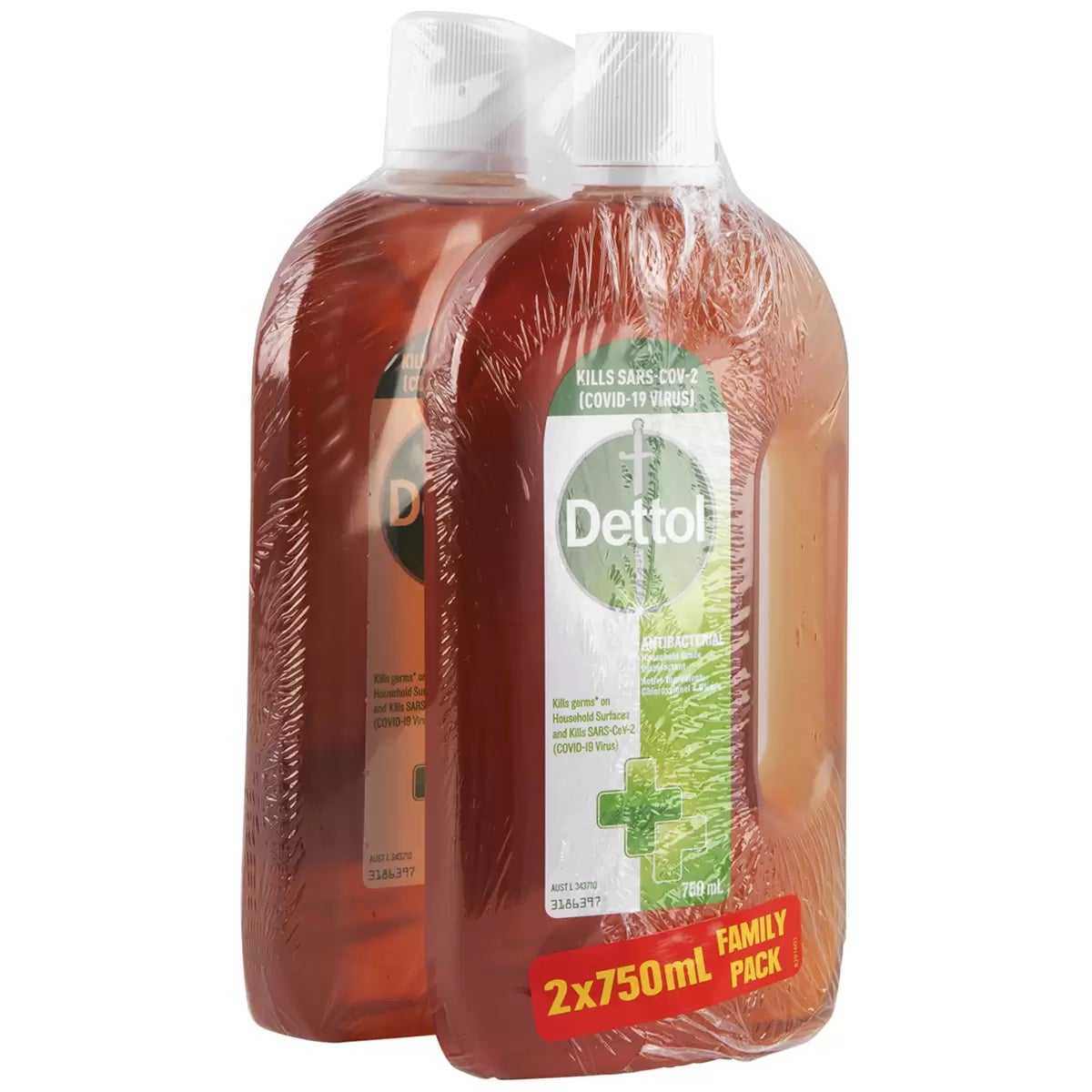 Dettol Household Grade Antibacterial Disinfectant 2 x 750ml