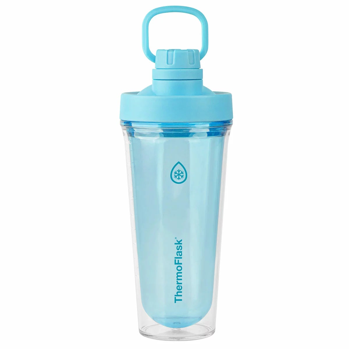 Thermoflask Tritan Shaker Spout Lid With Agitator 710ml 2 Pack Blue/White